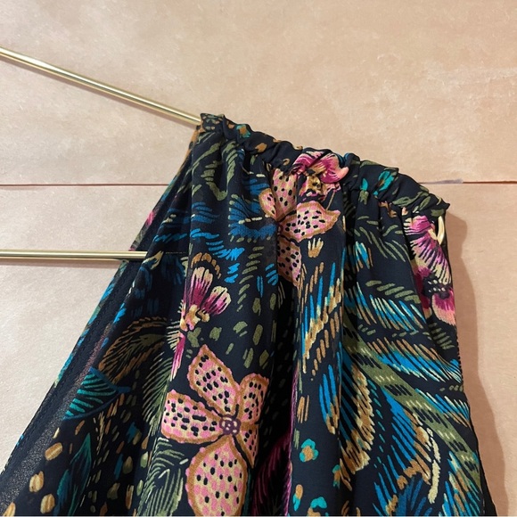 Evereve | NWT Matching Set Azalea One Shoulder Top & Tiered Maxi Skirt Size M - Picture 6 of 16